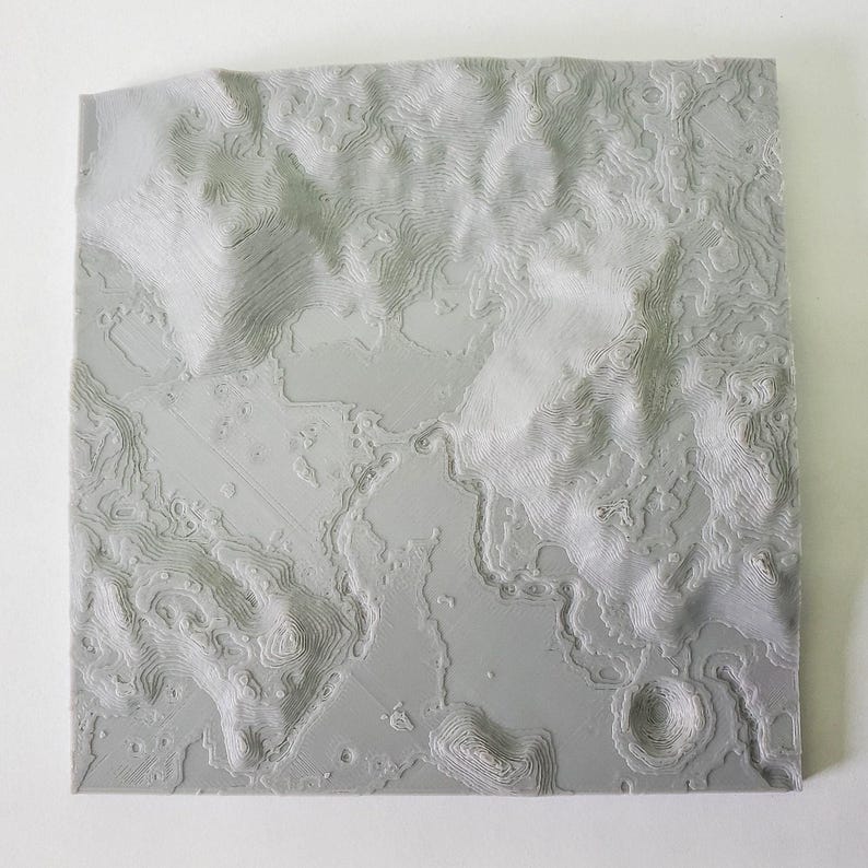 APOLLO 15 Moon Landing Site - Accurate 3D Topo Map of Apennine ...