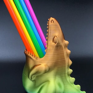 Dinosaur Pen/Pencil Holder | Gluttonosaurus, aka Gobbleosaurus