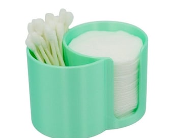 Bathroom Organizer for Qtips, Cotton Rounds, Makeup