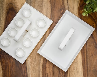 Sacrament Trays for LDS/Mormon Home Church | Collapsible for Storage