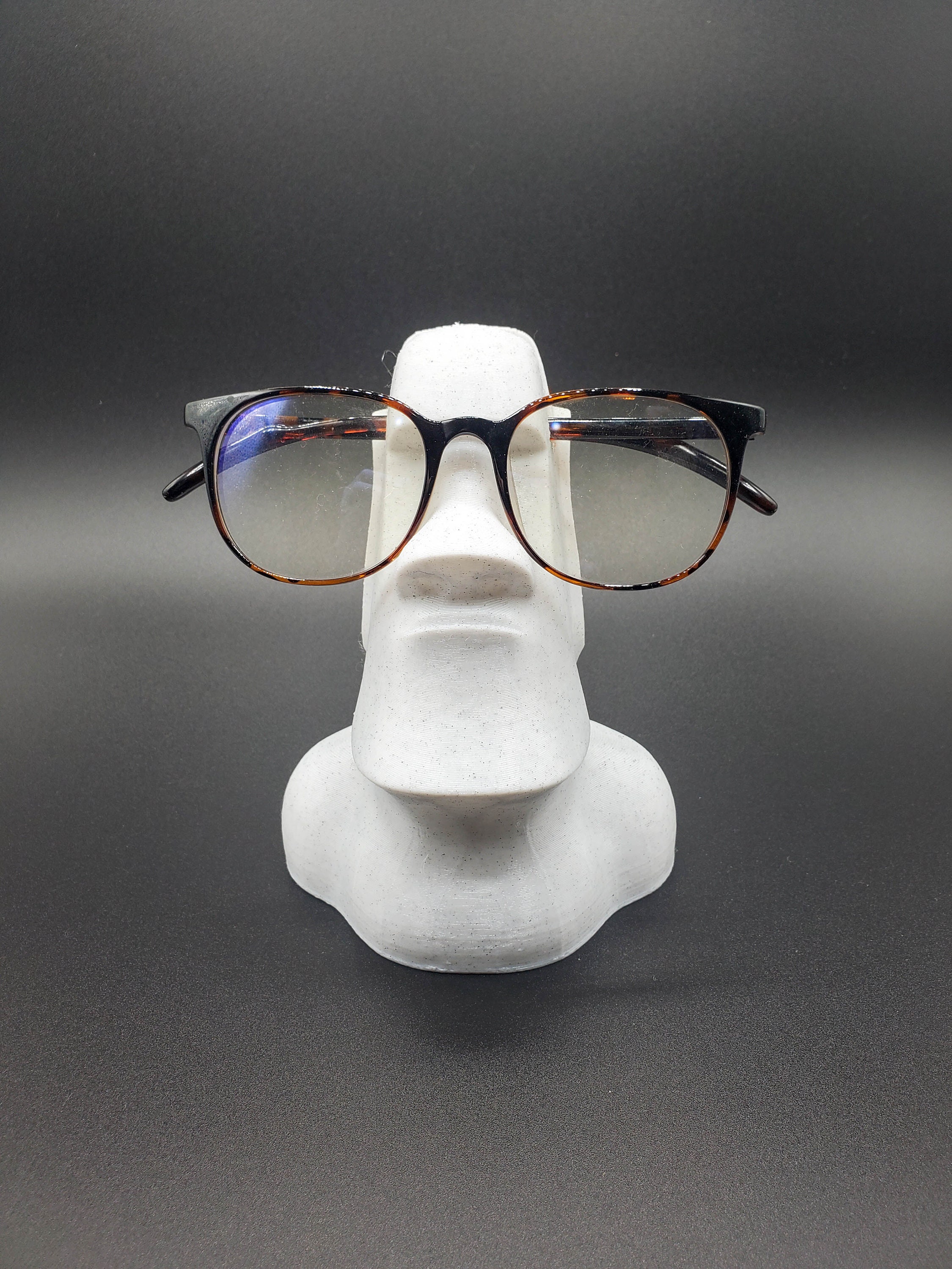 Rapa Nui Eyeglasses Holder, Desk Accessory