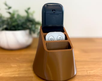 Soporte para control remoto: organizador compacto impreso en 3D