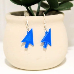 Cursor Earrings, Dangle Earrings, Fashion Earrings, Cute Cursor