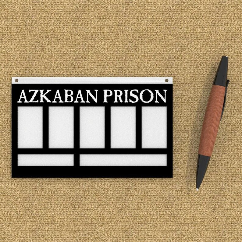 Sign | Azkaban Prison - Etsy