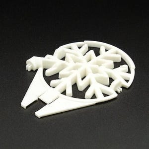 Schneeflocke Millenium Falke Weihnachtsbaumschmuck
