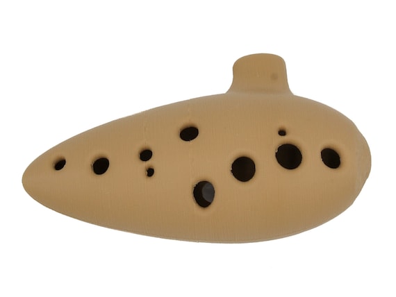 Playable 12 Hole Ocarina of Time Instrument From Zelda 