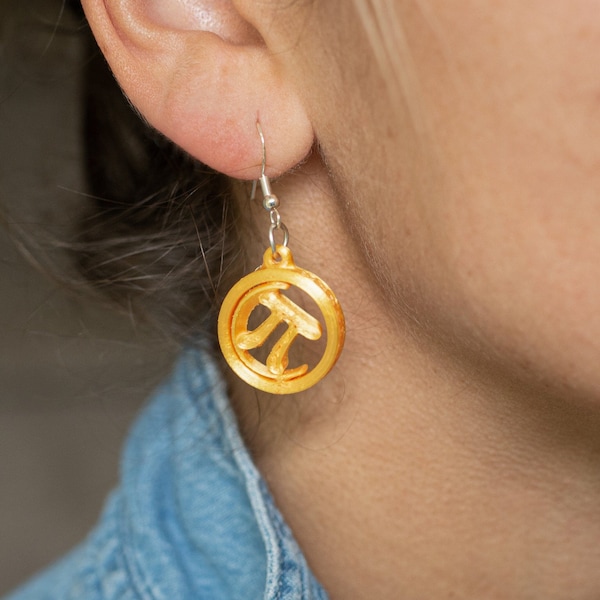 Pi Earrings | The Center Spins