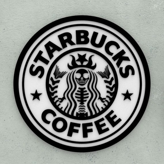 Sign | Starbucks Coffee - Etsy