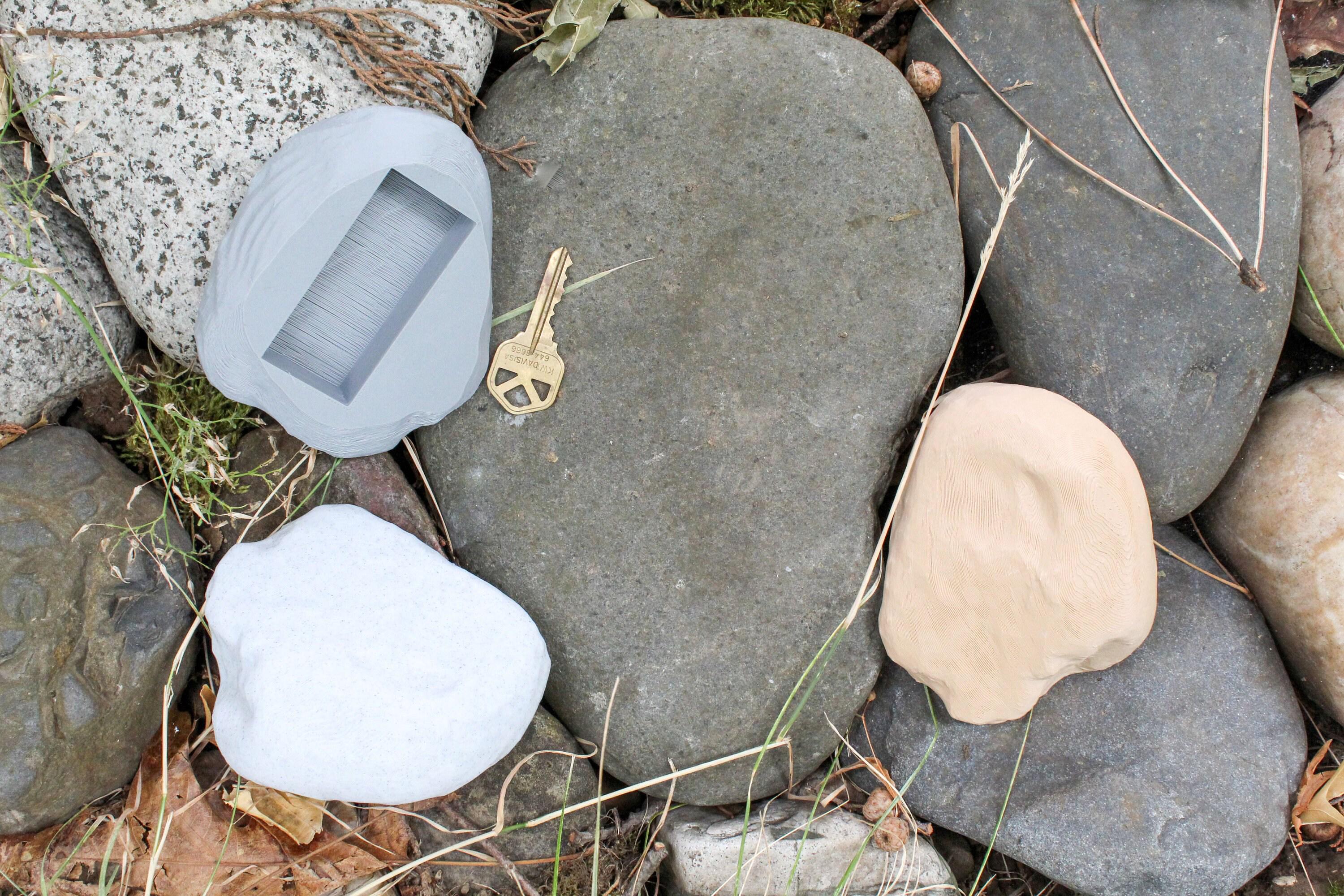 Hide-a-key | Artificial Rocks With a Void for Keys - Etsy