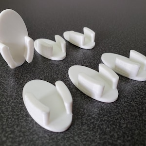 Colgadores minimalistas para cepillos de dientes / Menos superficie, menos bacterias, menos limpieza