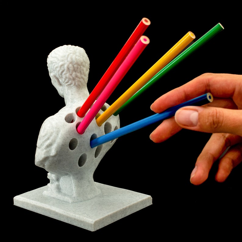 Julius Caesar Office Desk Pen Holder imagem 7