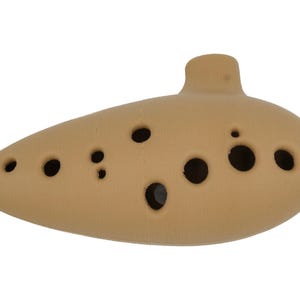 Playable 12 Hole Ocarina of Time Instrument from Zelda