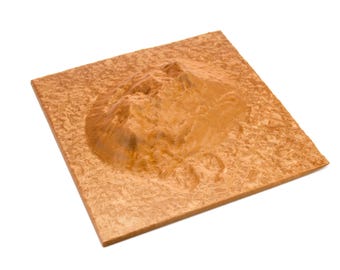 Mars Cydonia 3D Art: Red Planet Decor for Space Enthusiasts