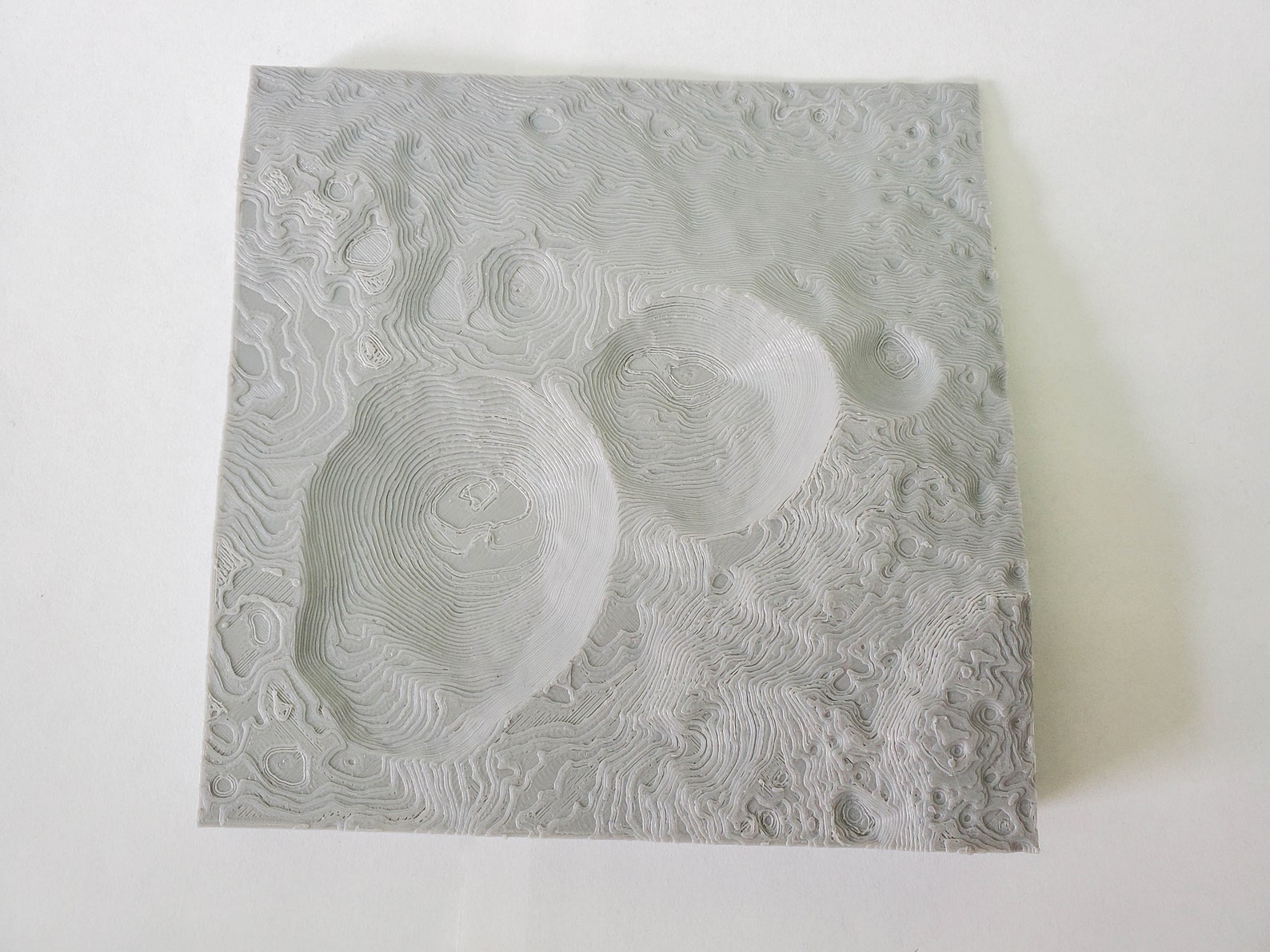 NASA 3D Topography model of SNOWMAN CRATER on the asteroid | Etsy