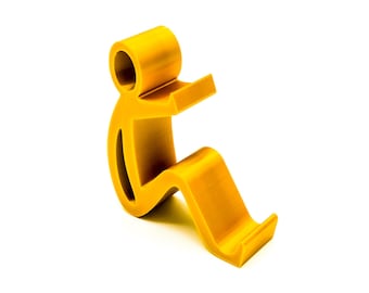 Phone Person Stand 3D – Quirky Smartphone Desk Organizer