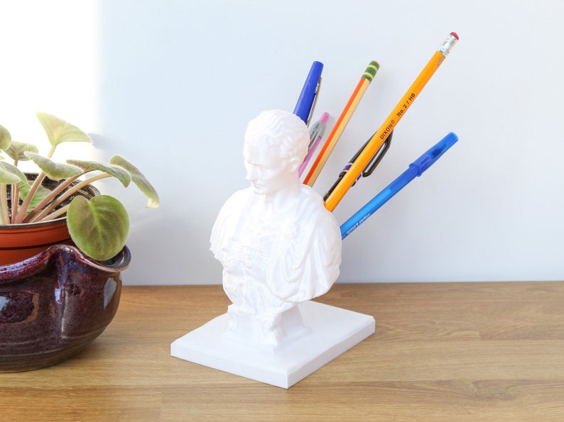 Julius Caesar Office Desk Pen Holder imagem 9