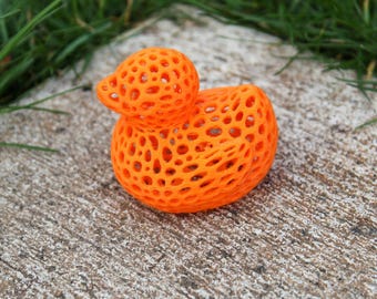 Patito de goma sagrado estilo Voronoi