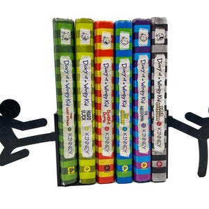 Stick Figure Bookends | Martial Arts / Karate Stickmen Book Stopper