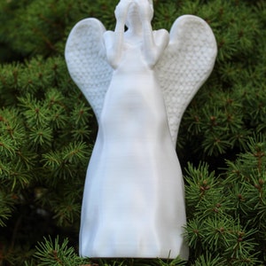 Weeping Angel Christmas Tree Topper from Doctor Who for Whovians | 7" tall