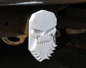 Truck Trailer Hitch Plug | Bearded Skull