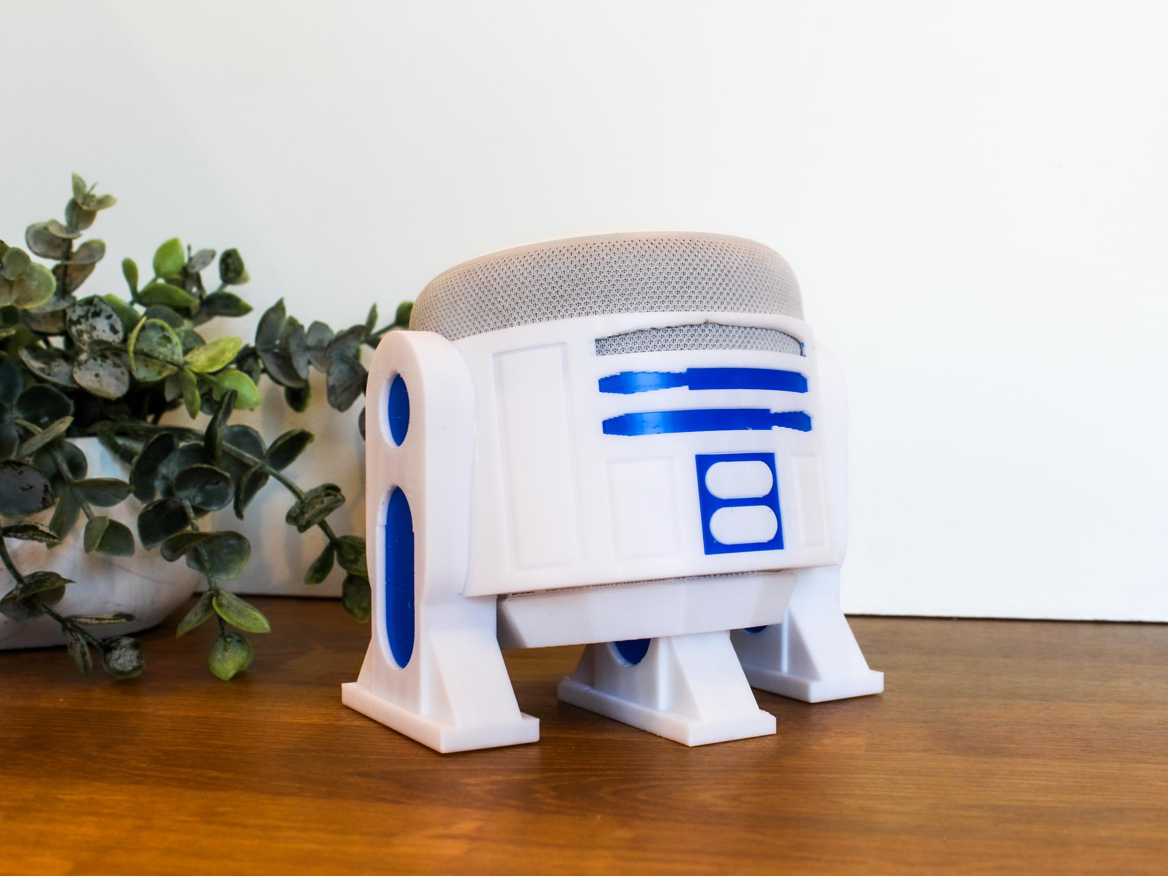 R2D2 Google Mini Holder – 3D Printed Stand for Smart Speakers - Etsy