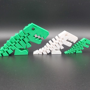 Lovable flexible T-rex fidget | Articulating flexi-rex