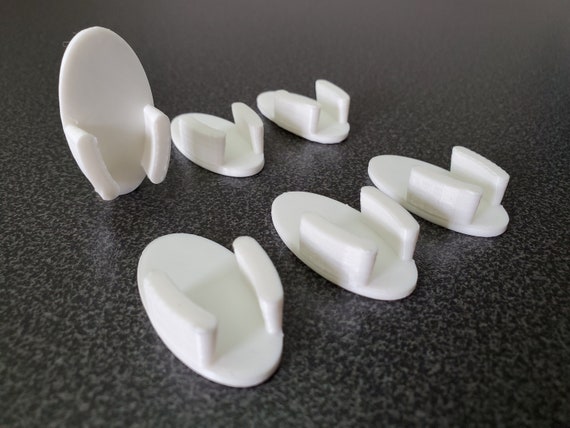Minimalist Toothbrush Hangers includes Adhesive Backing Less