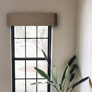 Panel Crown Cornice - Shapely Royal’s Trendy, Contemporary Custom Wood Window Crown (Cornice/Valance).