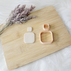 Square set Polymer clay cutter | clay cutter | sharp cutter | 3d cutter #38/#39