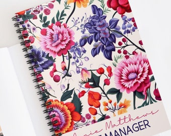 case management week gift, personalized legal case manager notebook, nurse case manager journal, social worker appreciation gift, RN manager