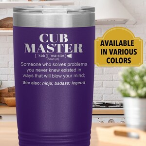 Outgoing cubmaster sale gift ideas