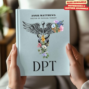 Doctor of Nursing Practice, Doctorate Gift, DNP Graduation Caduceus Journal, Personalized Nurse Practitioner Notebook Future Nurse Student