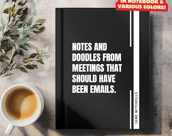 Cuaderno de bromas de oficina, regalo para compañeros de trabajo, regalos con humor sarcástico, cuaderno divertido de agradecimiento al personal, diario sarcástico para gerentes, notas de trabajo para jefes.