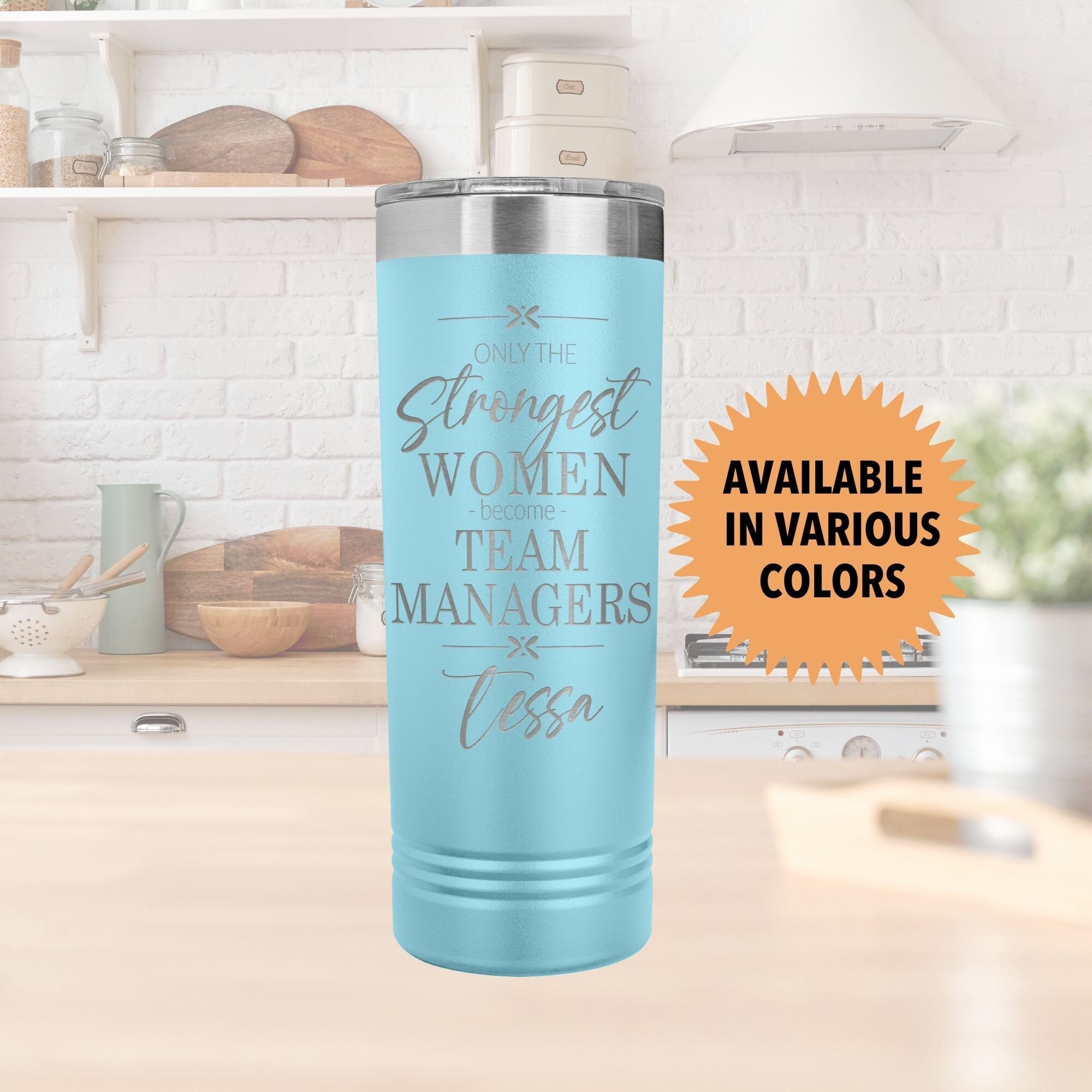 Team Manager Gifts L Skinny Tumbler For Her Women L - Etsy