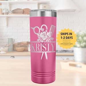 Hairdresser Gift Ideas Hair Stylists Tumbler Hairdresser Tumbler for Women Personalized Beauty Hair Salon Travel Mug Cosmetology Graduation
