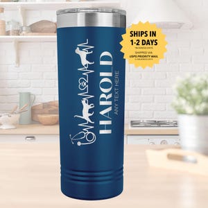 Vet Heartbeat Tumbler Personalized Veterinarian Gifts for Men Women Vet Student Cup Animal Doctor Veterinary Thank You Gift Vet Tech Mug