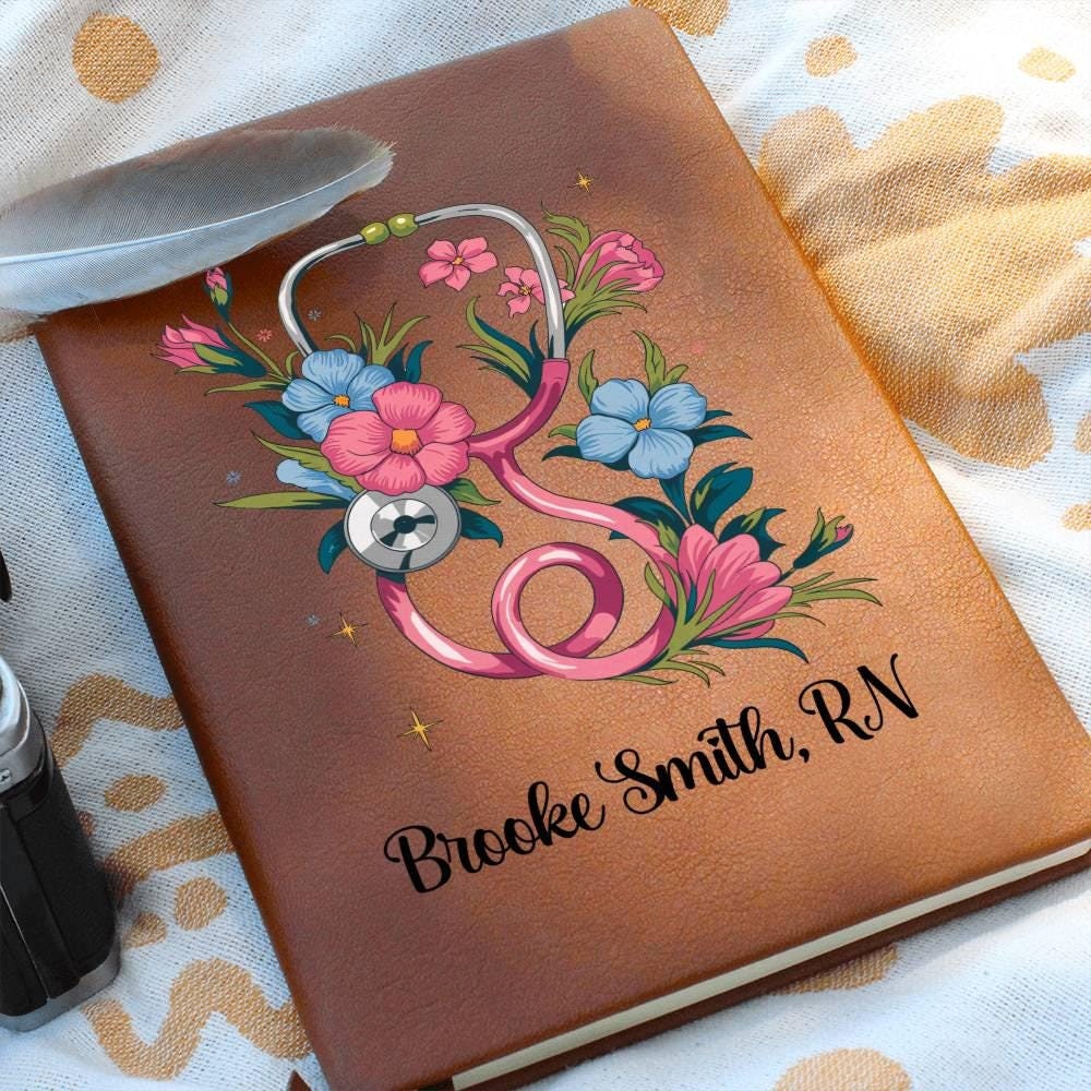 personalized nurse journal, future nurse planner, nursing gift women, nurse graduate notebook, medical school graduation nurse retirement