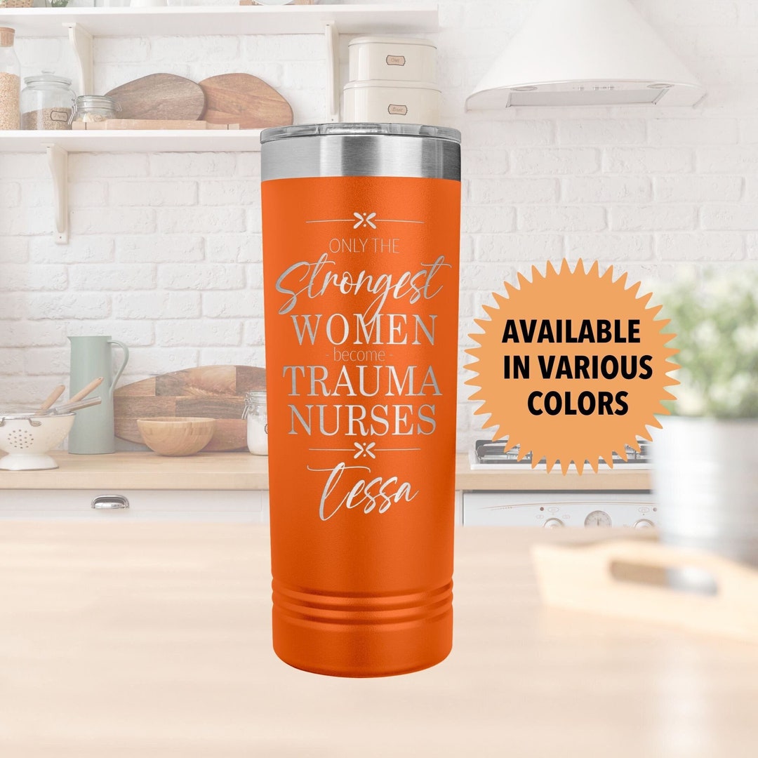Trauma Nurse Travel Mug Personalized Trauma Nursing Gift Emergency