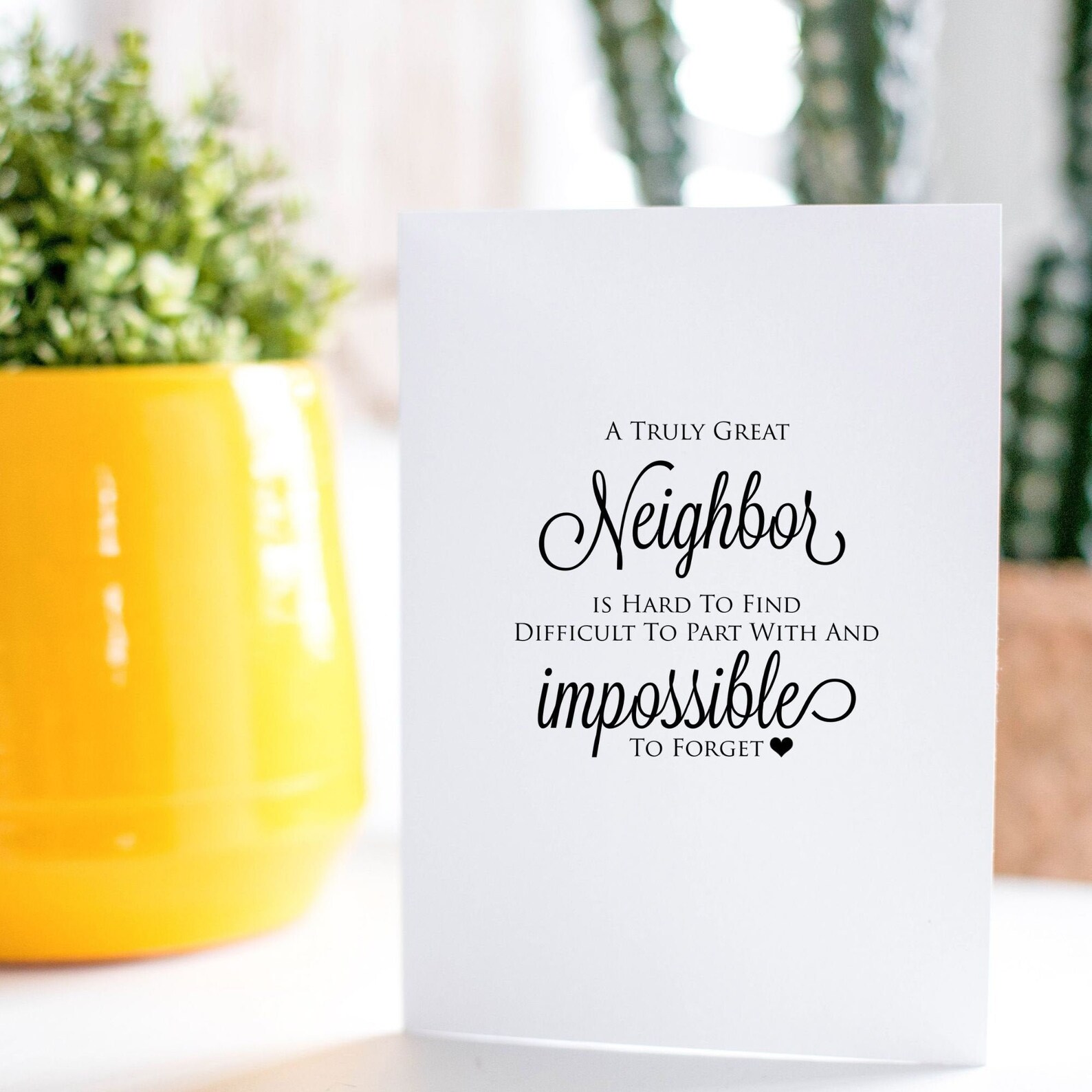 A Truly Great Neighbor Gift Card L for Retirement Going Away - Etsy