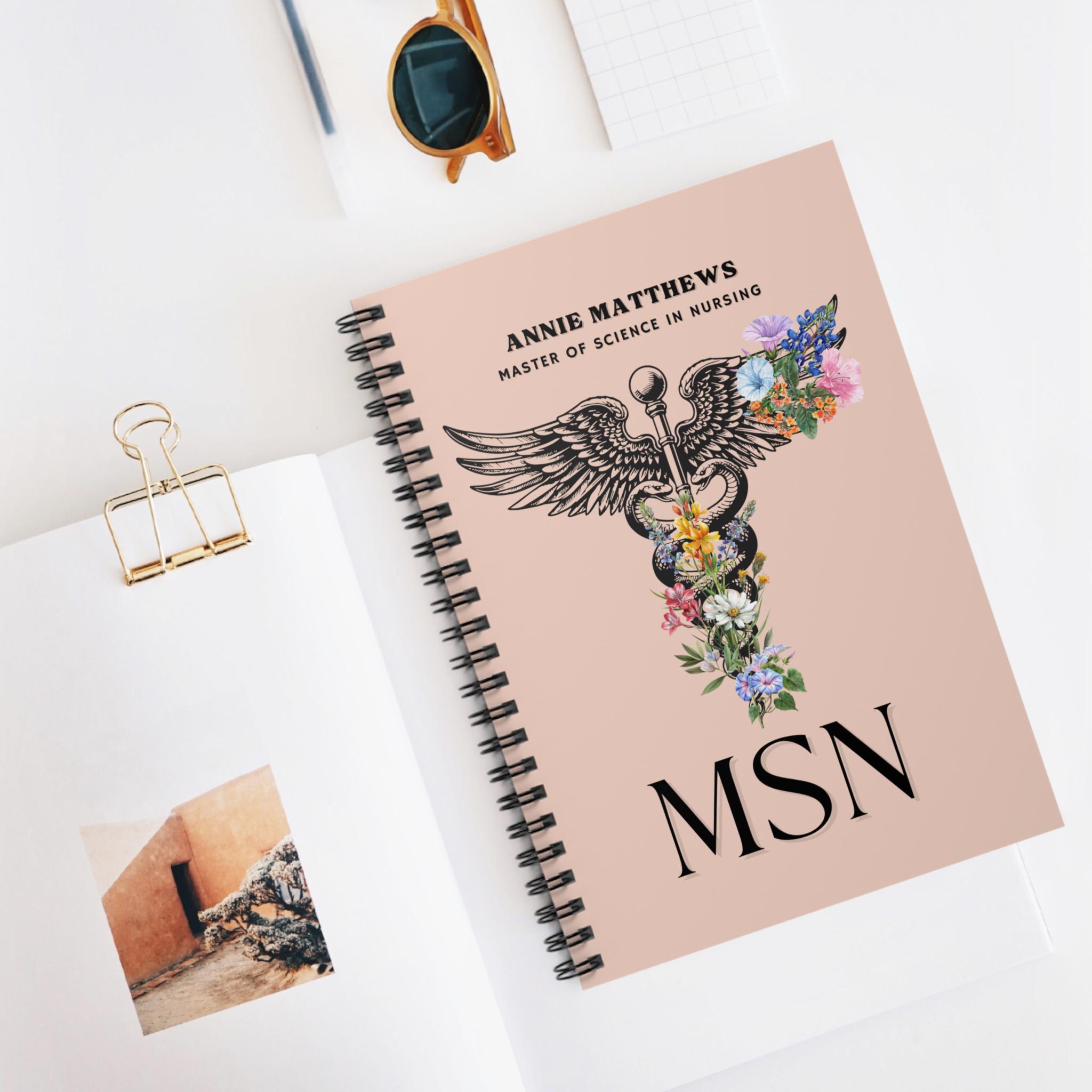 MSN Graduation Gift, Caduceus Journal, Masters of Science in Nursing ...