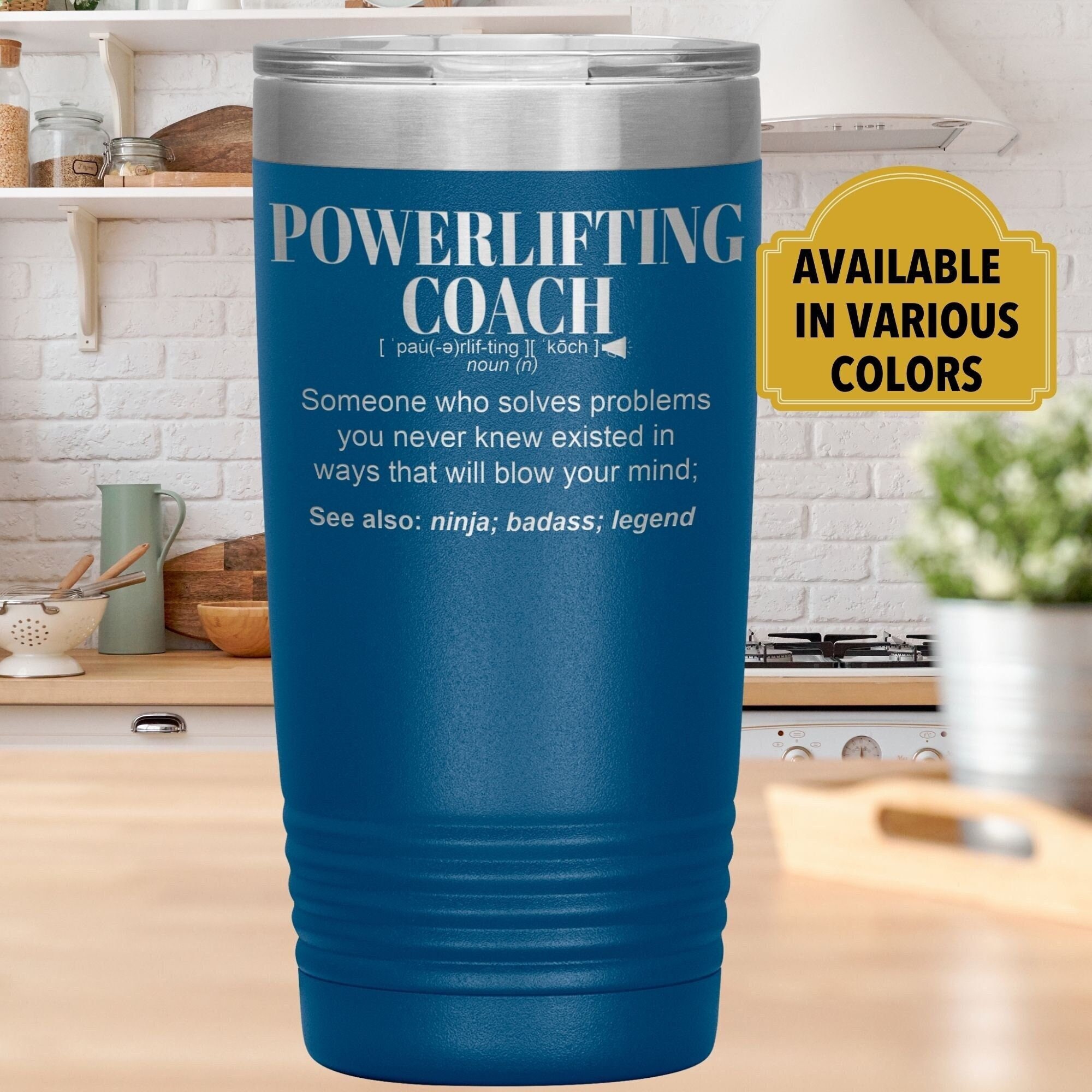 Funny Powerlifting Gift - Today's Schedule Coffee Powerlifting Happy Hour -  12x1