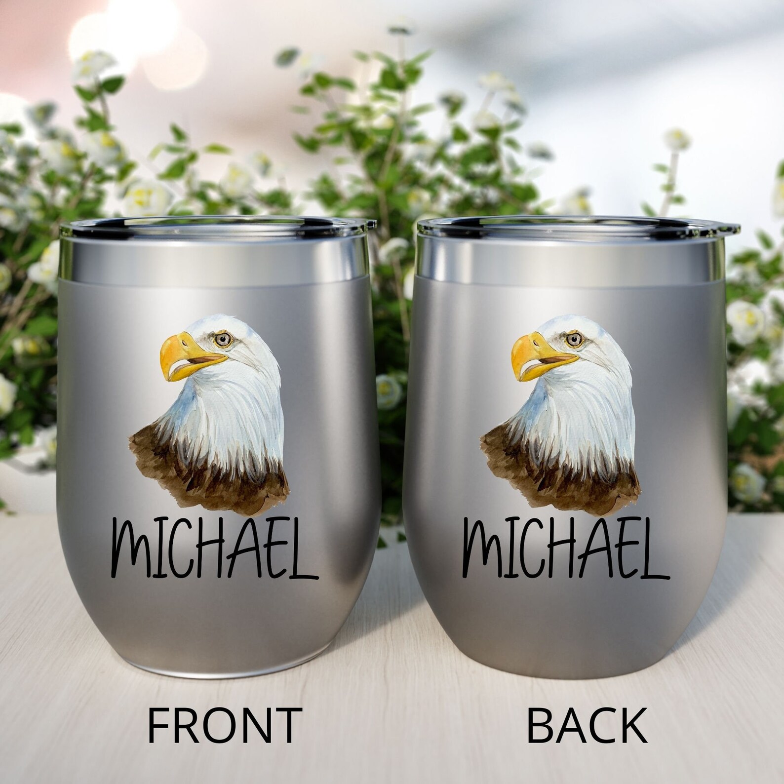 Personalized Eagle Gift Tumbler for Men L for Birthday Etsy