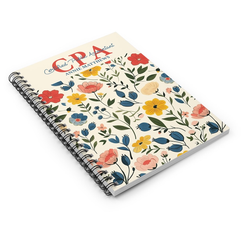 Cpa Exam Gift, Cpa Board Passer Congratulations, Personalized Notebook