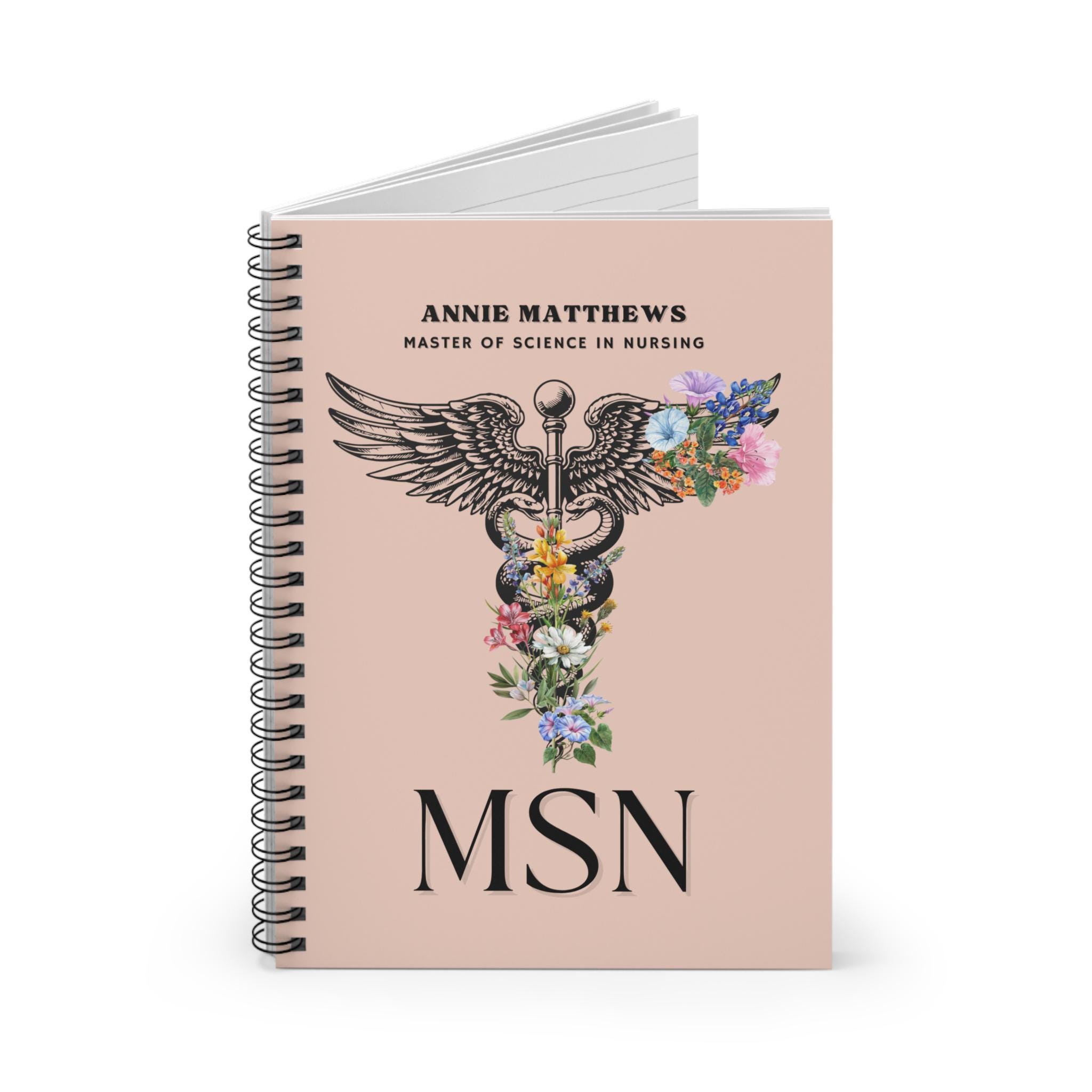 MSN Graduation Gift, Caduceus Journal, Masters of Science in Nursing ...