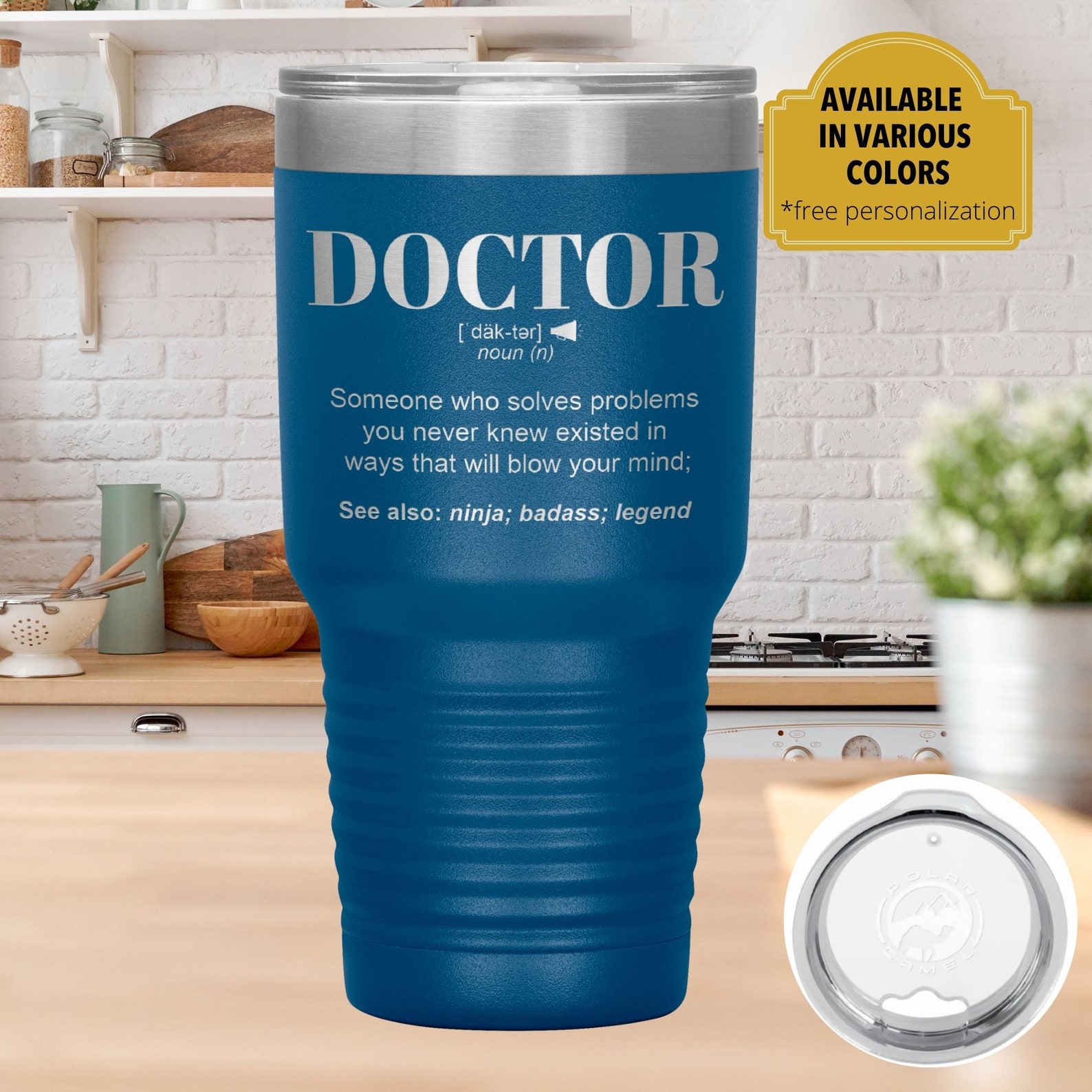Doctor Gift Tumbler L Graduation Birthday Appreciation Etsy