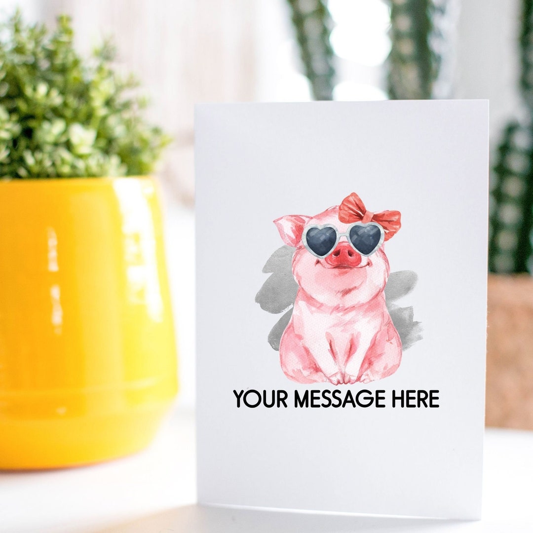 Pig Lover, Funny Spirit Animal Gift L Personalized, Custom