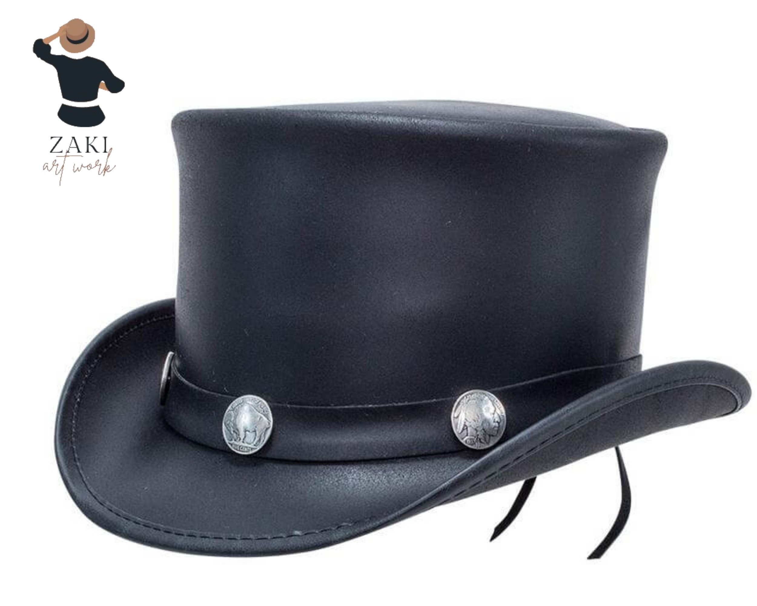 Black Top Hat El Dorado Buffalo Band 