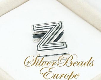 Pandora Alphabet Letter Z Clip, Initial, Symbol, Reflexions Charm, Sterling Silver 925 Jewellery, Hallmark, NEW - 798222