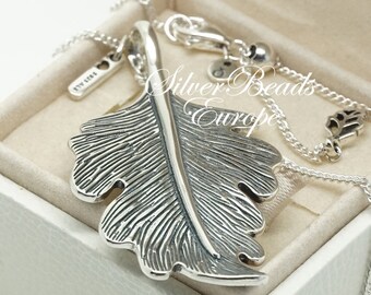 Pandora oak leaf necklace Clearance