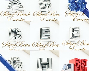 Pandora Alphabet Letter Clip, Initial, Symbol, Reflexions Charm, Sterling Silver 925 Jewellery, Hallmark, NEW - "Your Letter in the List"